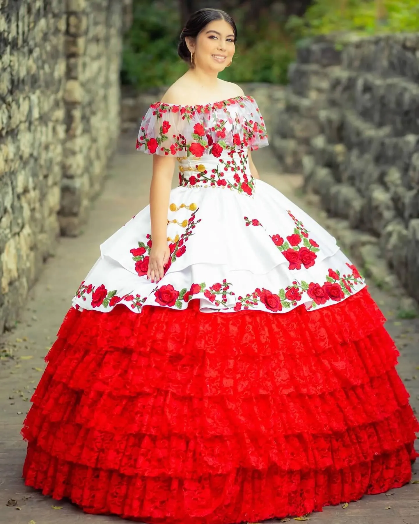 Alamo Bridal and Quinceañeras traditional xv dress