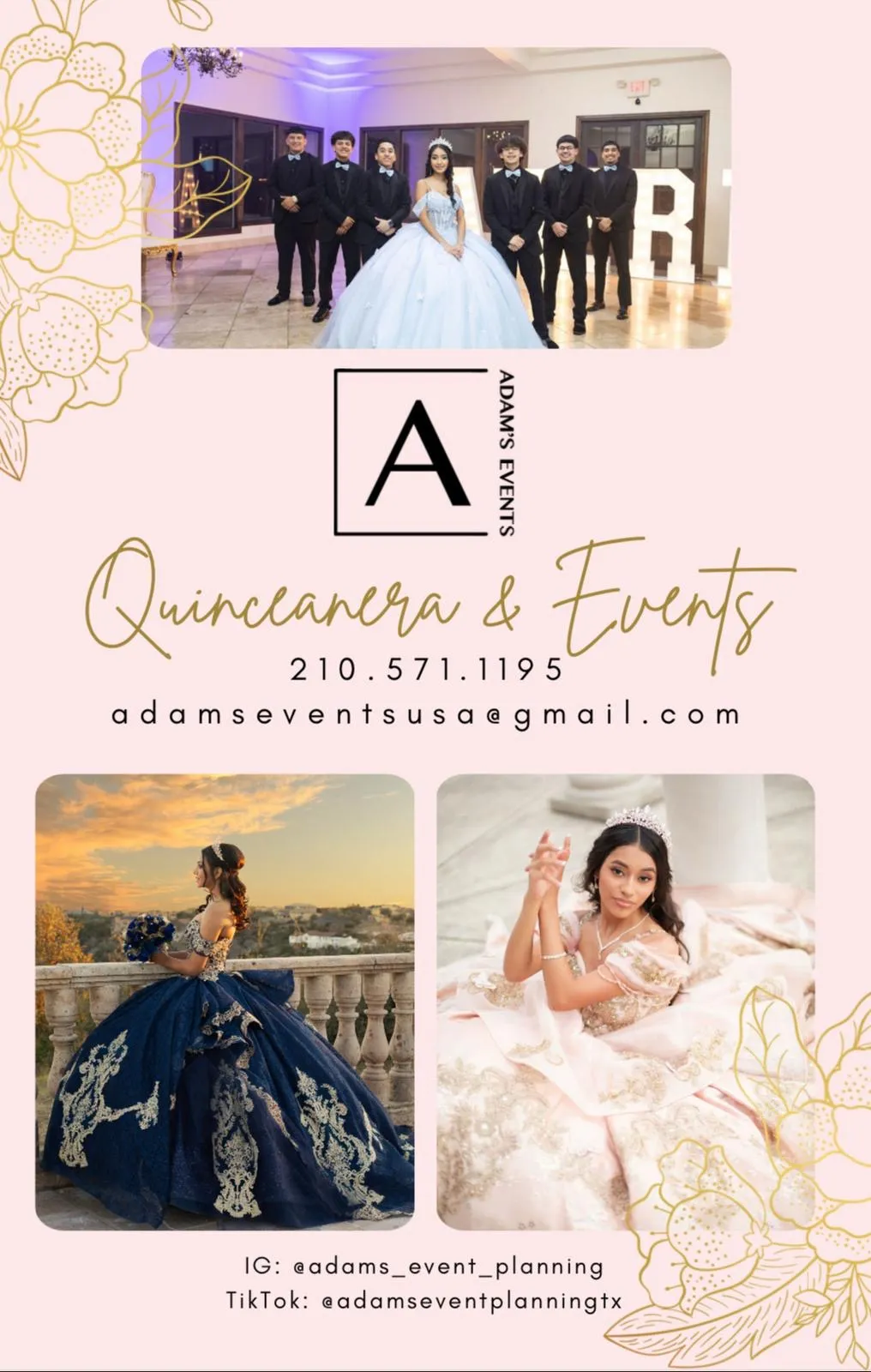 Adam's Event Planning Quinceanera